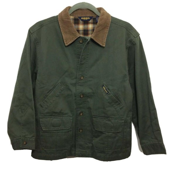 NEW JOHN RICH BROS WOOLRICH Womens Cotton Green - Picture 2 of 7